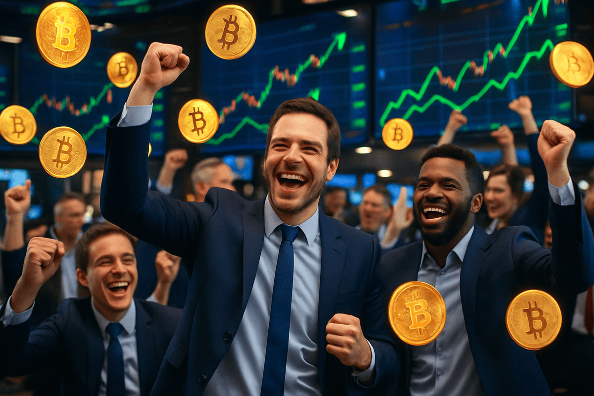 Bitcoin and Crypto Stocks Rally as Powell Hints at Rate Cuts