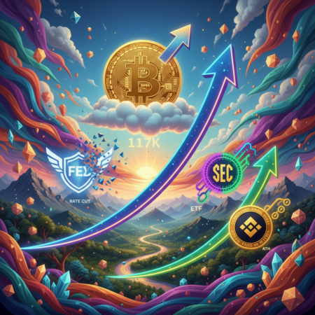 Bitcoin Climbs to $117K After Fed Rate Cut and SEC ETF Shift; BNB at All-Time High
