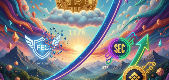 Bitcoin Climbs to $117K After Fed Rate Cut and SEC ETF Shift; BNB at All-Time High